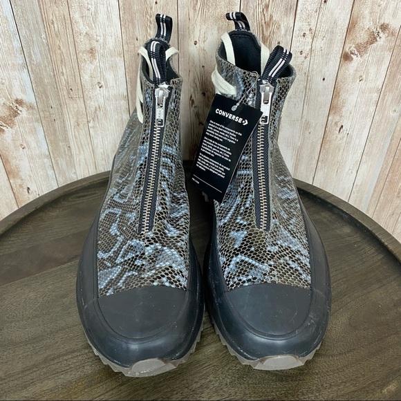 Converse Run Star Hike Hi Snakeskin Platform Sneaker Size 6.5 Women - Picture 3 of 13